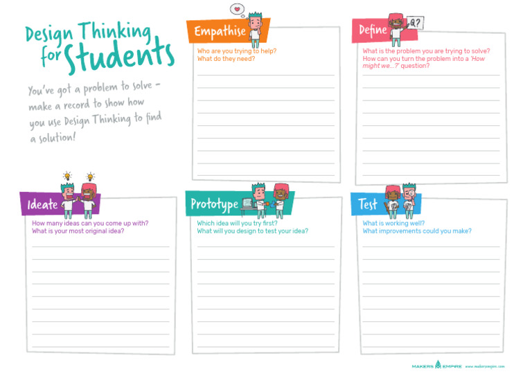 MAK Design-Thinking-Work-Sheet A4 1810 | PDF