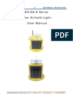 AH-SA-A serial Solar Airfield Light - User Manual -medium height