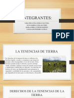 La Tenencias de Tierras