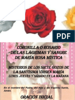 ROSARIO ROSA MISTICA MISTERIOS DE GOZO - POWER POINT - Autoguardado