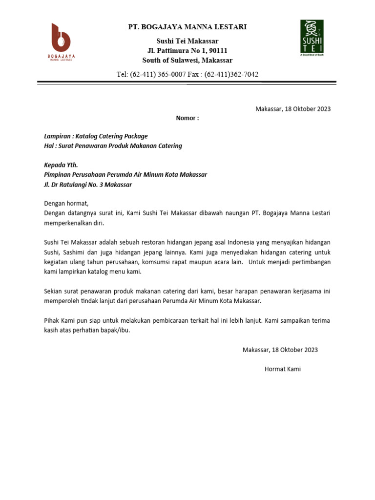 Contoh Surat Kerjasama yang Efektif dan Profesional untuk Bisnis