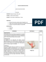 Plan de Sesion Educativa Hepatitis PDF