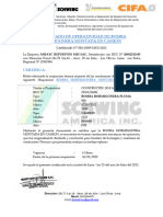 CERTIFICADO DE OPERATIVIDAD DE BOMBA PLUMA - Constructec (Mantenimiento)