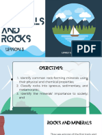 Es - Lesson 3 Minerals and Rocks