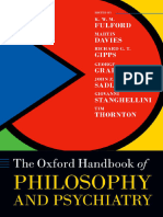KWM Fulford, Martin Davies, Richard Gipps, George Graham, John Sadler, Giovanni Stanghellini, Tim Thornton - Oxford Handbook of Philosophy And