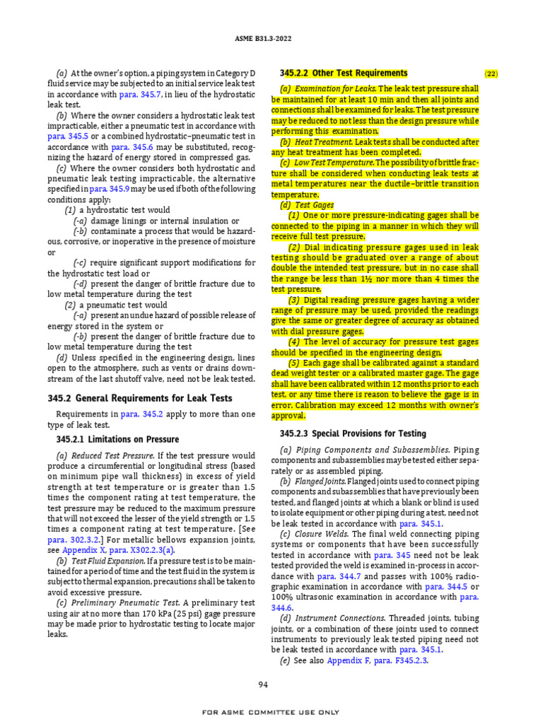 Extracted Pages From ASME B31!3!2022 | PDF