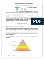 Actividades Semanales de Emprendimiento y Gestión Técnicos y Ciencias