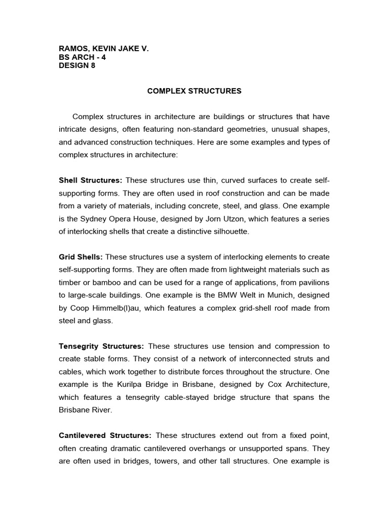 Complex Structure Research | PDF
