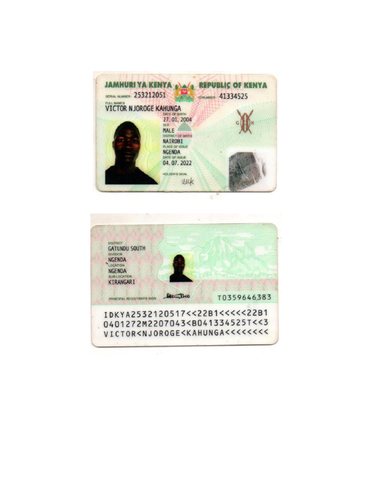 Victor Id Scan | PDF