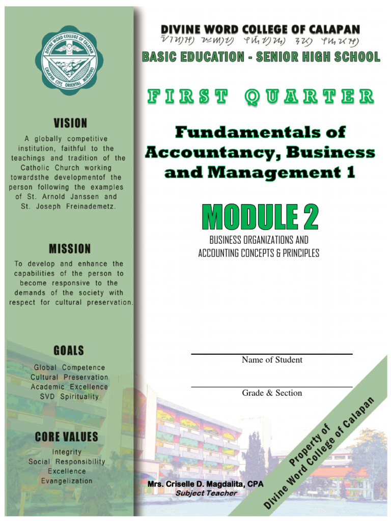 Module 2 FundABM1 | PDF