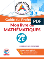 Guide Du Professeur: Mon Livre de Mathématiques