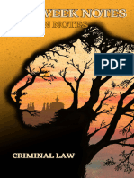 Criminal Law (Pre-Week) - SBCA