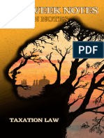Taxation Law (Pre-Week) - SBCA