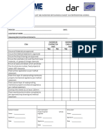 CHECKLIST FOR SBS Modified Bituminous Sheet Waterproofing Works