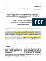 2003 - Performance evaluation of desalination processes based on HDH with different carrier gas++++++O-----