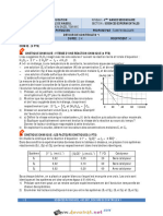 Devoir de Contrôle N°1 - Sciences Physiques - Bac Sciences Exp (2016-2017) MR Tawfik BACCARI