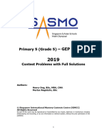 Primary 5 (Grade 5) : - GEP Practice