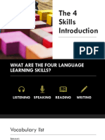THE FOUR SKILLS Introduction