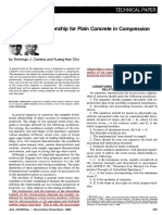 1985-Stress-Strain Relationship for Plain Concrete in Compression