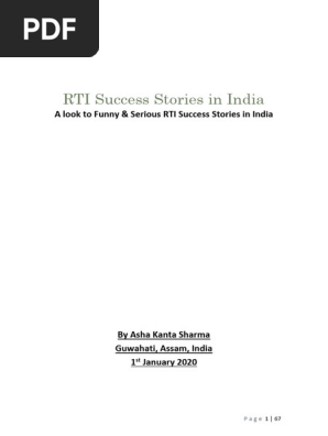 RTI Success Stories in India