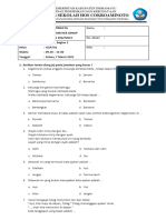 SOAL PTS KELAS 1 (Tema 5 Subtema 3 Dan 4) - Fix