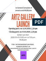 ART launch invitation