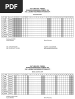 Daftar Hadir Tukang Dan Pekerja