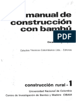 Manual de Construccion Con Bambu