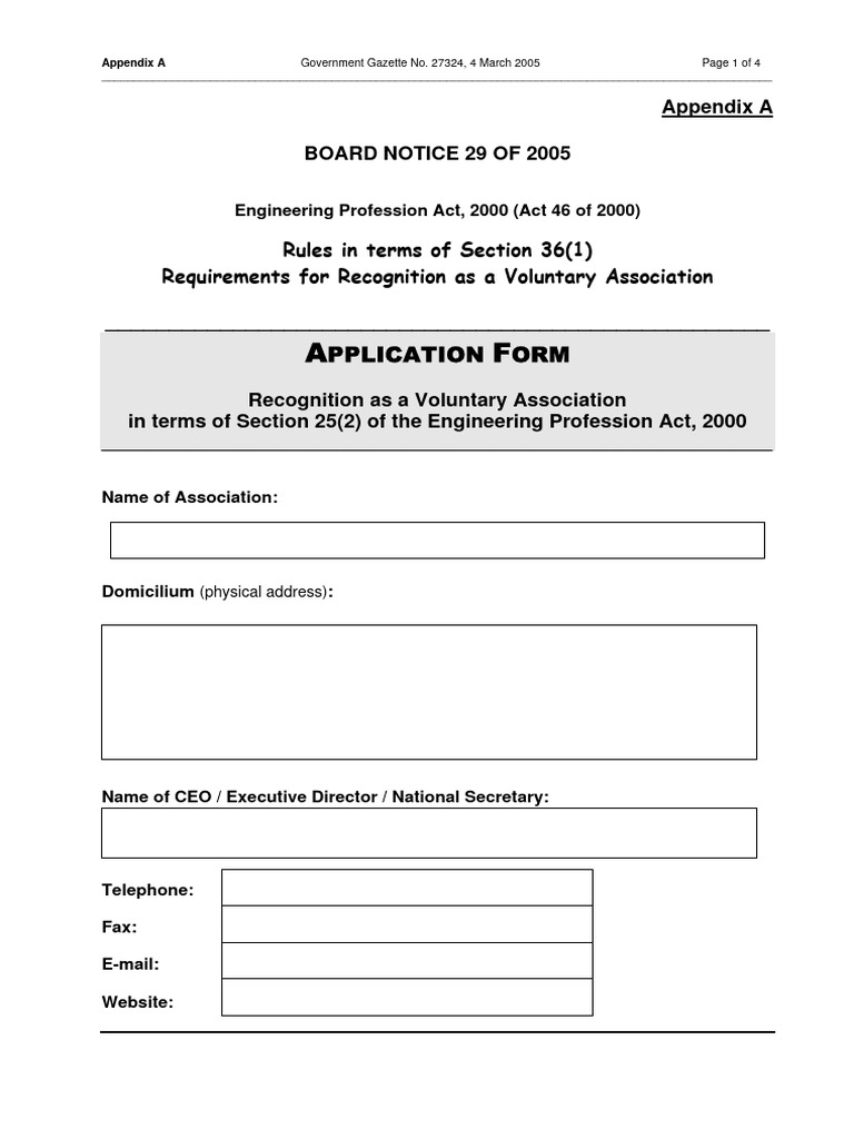 Va Application