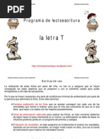 Libro Letra T