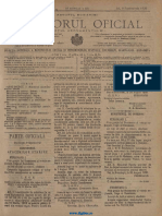 Monitorul Oficial Al României, Nr. 125, 9 Septembrie 1920
