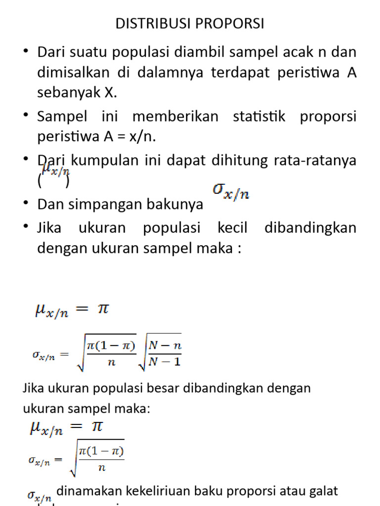 Distribusi Proporsi dan Contoh Soal | PDF | Ilmu Sosial | Kesehatan ...
