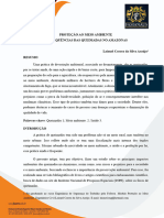 Proteção Ao Meio Ambiente - Laionel Araújo