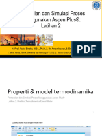 Latihan 2 Termo Etanol-Air Dengan Aspen Plus