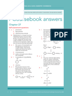 Self Assessment Answers 27 Asal Chem Cb