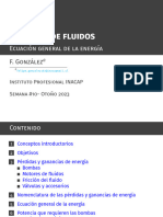 Mecánica de Fluidos. Ecuación General de La Energía