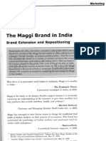 The Maggi Brand in India: Brand Extension and Repositioning