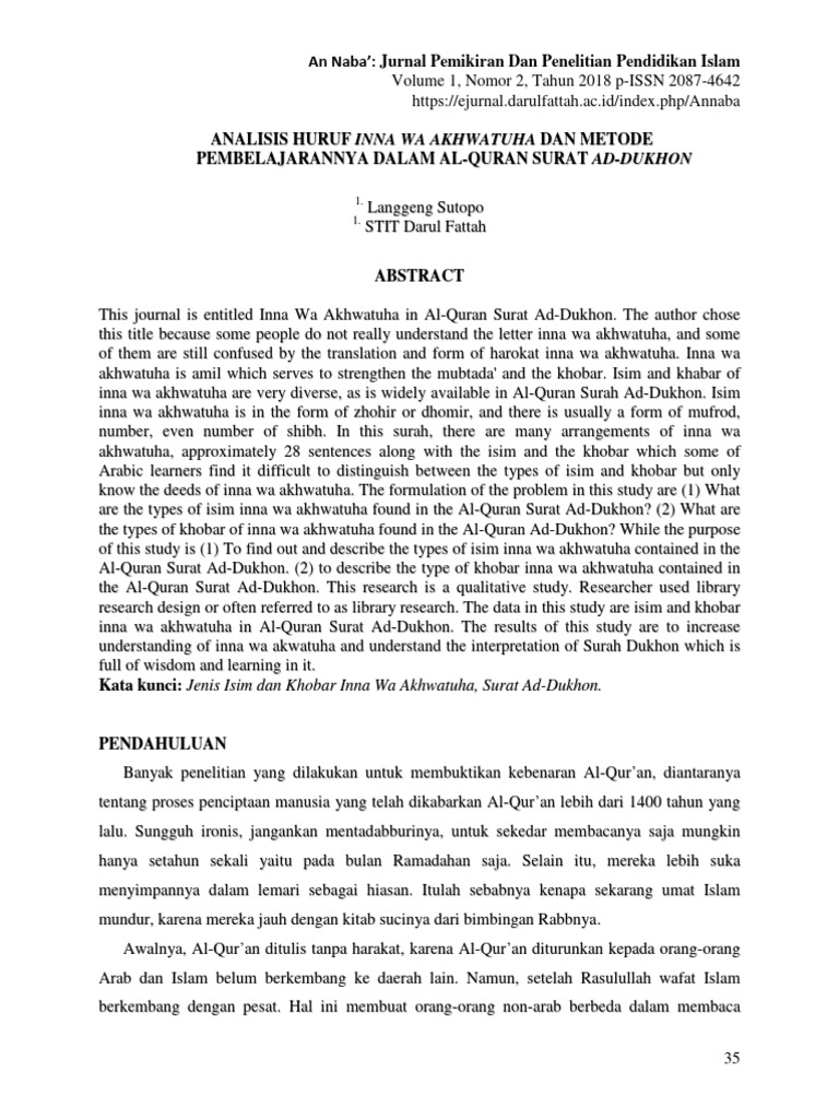 Makalah Bahasa Arab | PDF | Islamic Belief And Doctrine | Monotheism