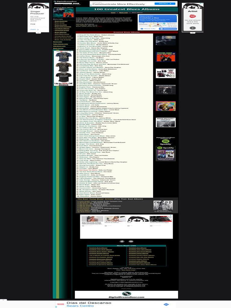 100 Greatest Blues Albums | PDF