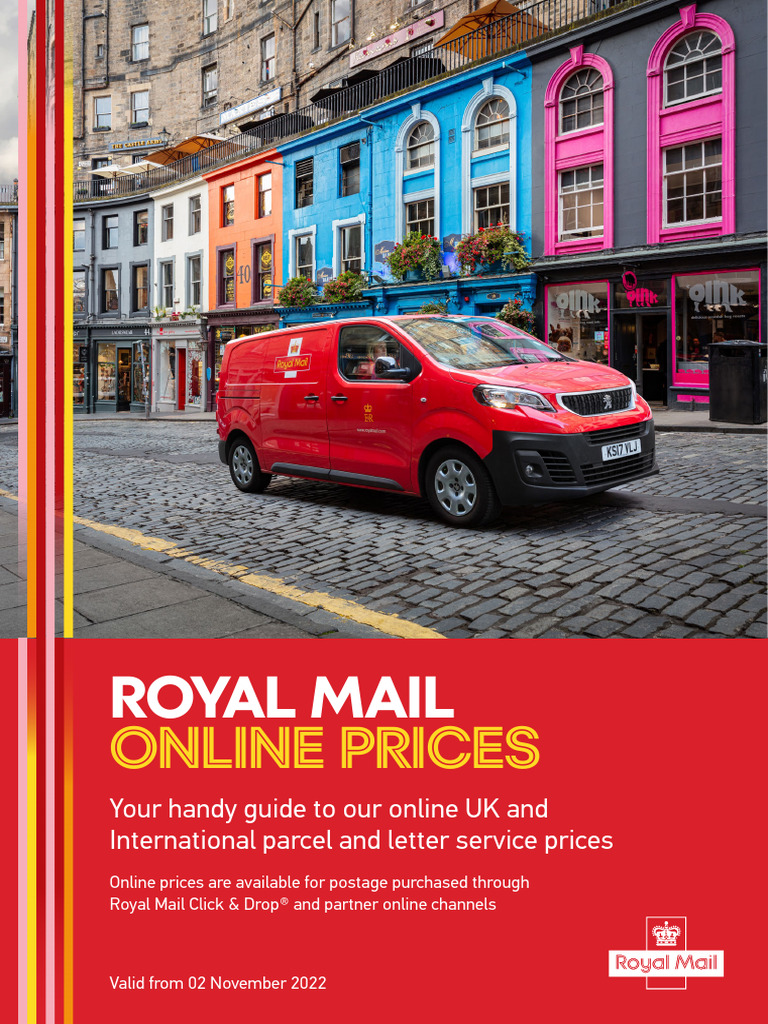Royal mail online price guide november 2022 v2 pdf