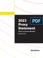 Blackrock 2023 Proxy Statement VF