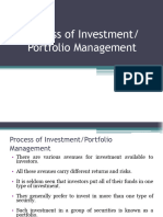 Process of Investment