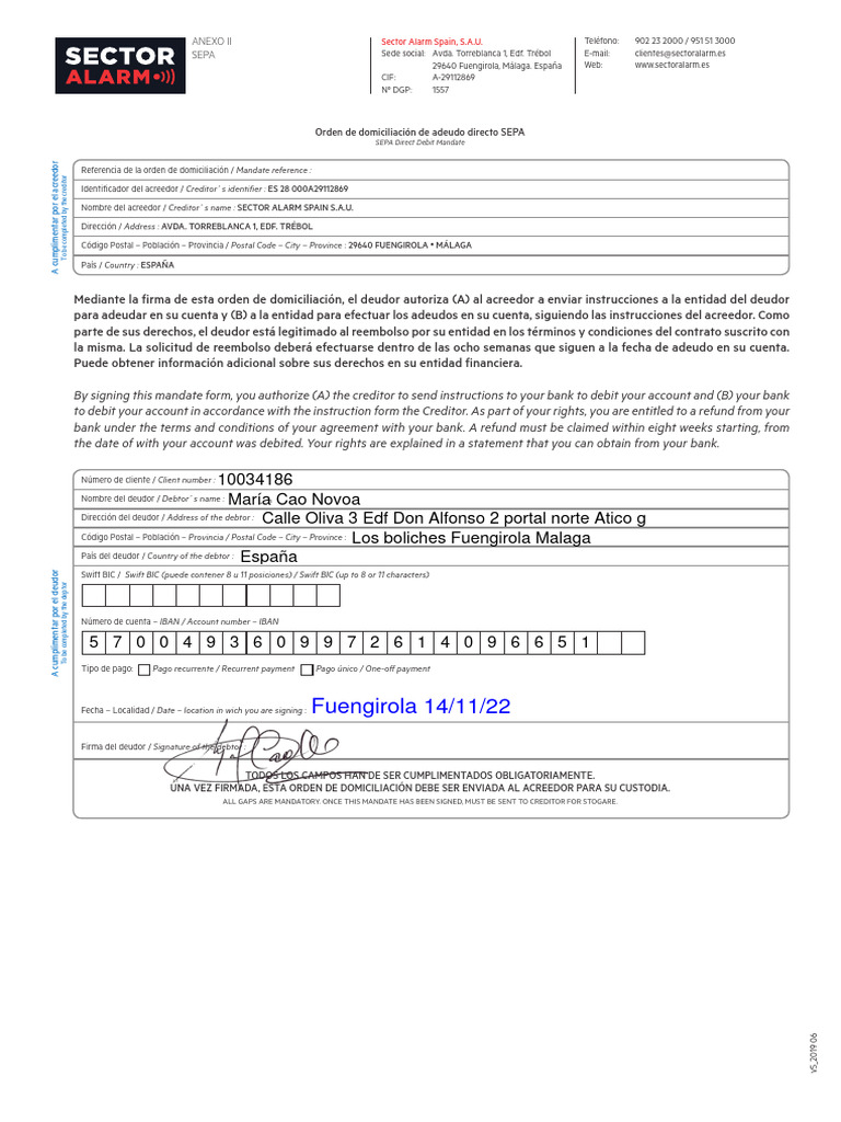 SEPA Sector Alarm | PDF