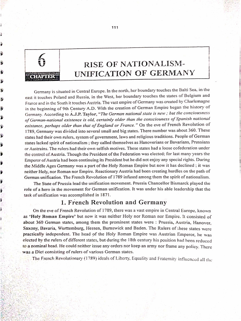 Unification of Germany PDF