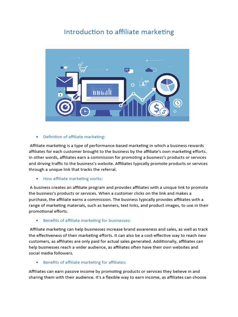 Affiliate Marketing Essentials Guide | PDF | Affiliate Marketing ...