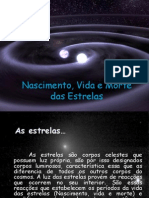 Nascimento Vida e Morte de Estrelas