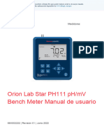 TFS-Assets - LED - Manuals - Orion Lab Star PH111 PH Meter Manual 68X002222 Rev01 Es