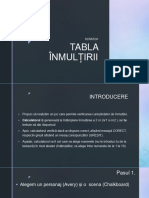 Tabla ÎnmulȚirii