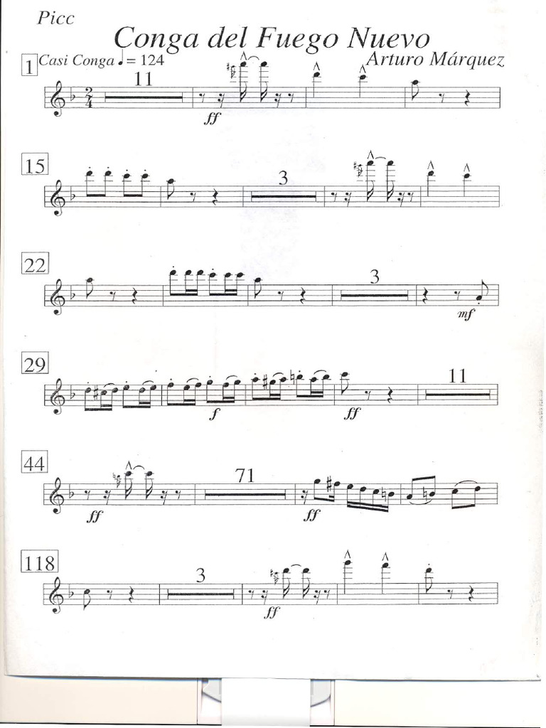 Partichela Conga Del Fuego Nuevo PDF