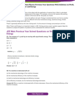 JEE Main Physics Previous Year Questions With Solutions On Work Power Energy